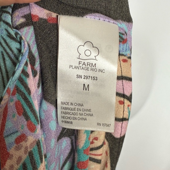 EUC Farm Rio Colorful Print Maxi Dress - Picture 6 of 7